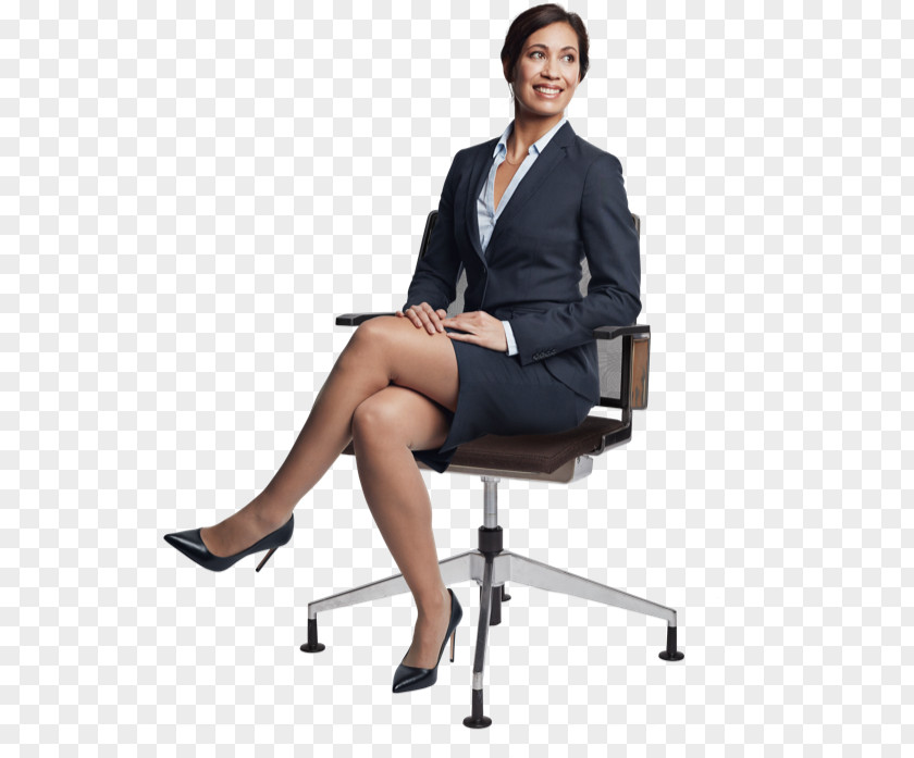 Woman Office & Desk Chairs Business PNG