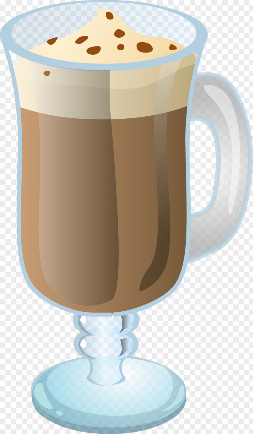 Coffee Iced Latte Clip Art Cafe PNG