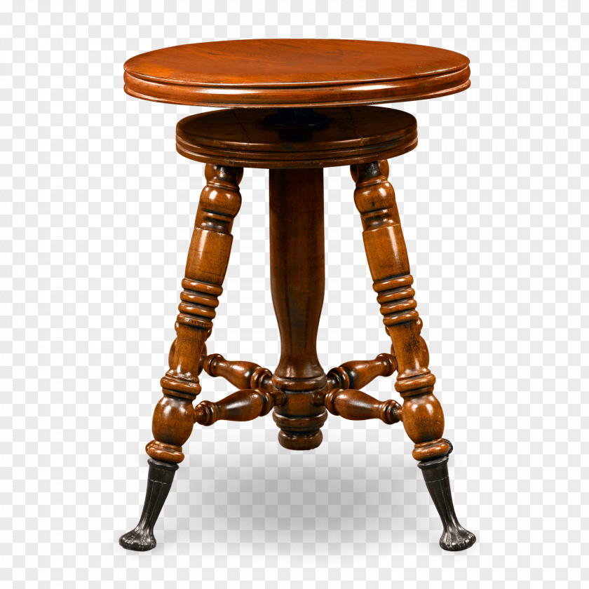 Piano Stool Antique Table Chair PNG