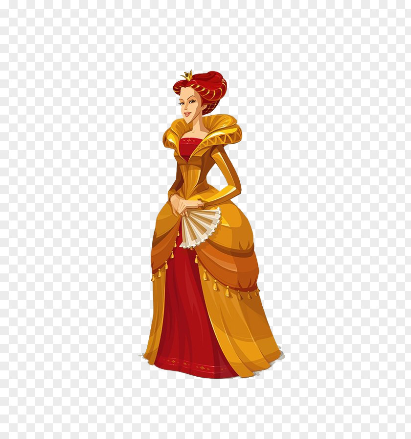 Cartoon Europe And The United States Princess Illustrator Middle Ages Character Model Sheet Illustration PNG