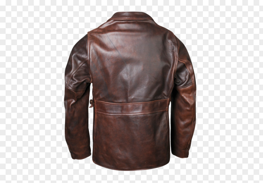 Leather Windbreaker Jacket Aero Clothing Ltd Horween Company PNG