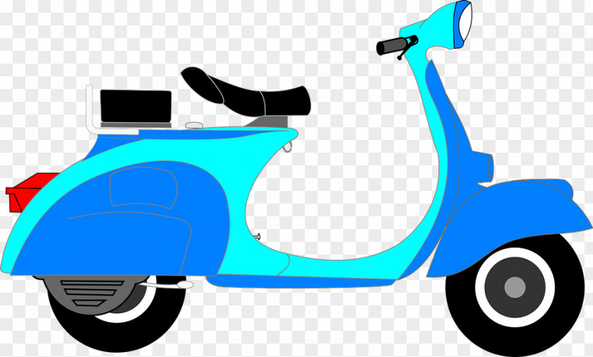 Motorcycle Scooter Vespa Moped Clip Art PNG