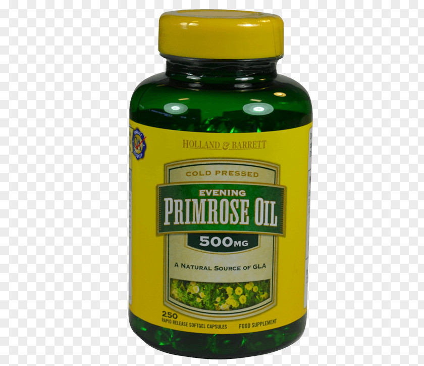 Oil Dietary Supplement Common Evening-primrose Capsule Health PNG