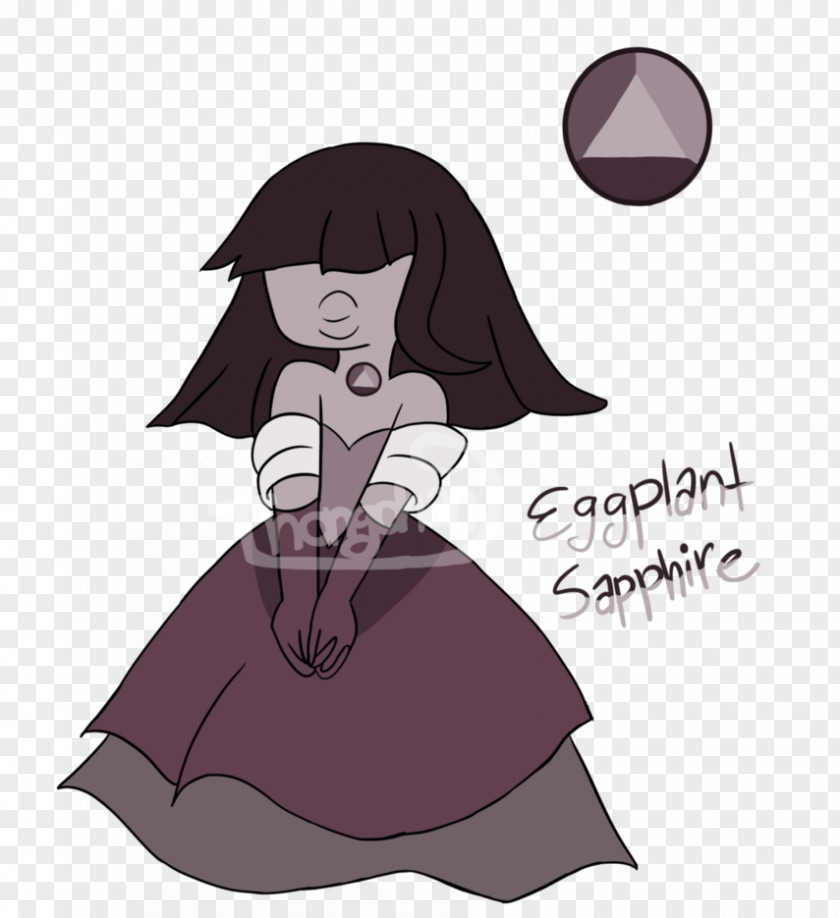 Sapphire Art Gemstone Eggplant Homeworld PNG