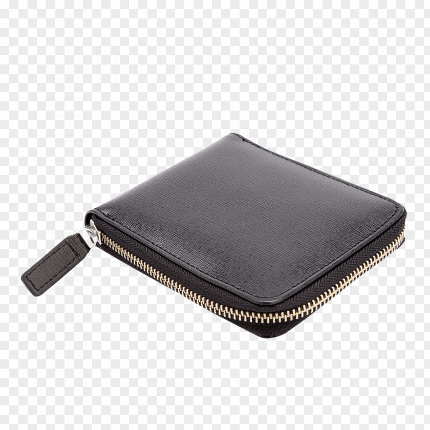 Wallet Leather Zipper Money Clip Handbag PNG