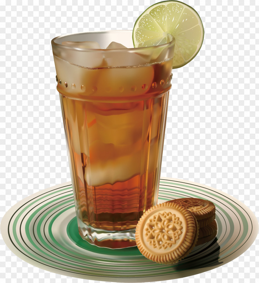 Beverages And Biscuits Iced Tea Yuja Green Lemon PNG