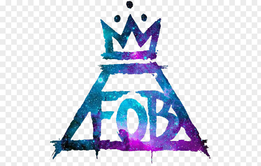 Galaxy Fall Out Boy Logo Mania Tour PNG