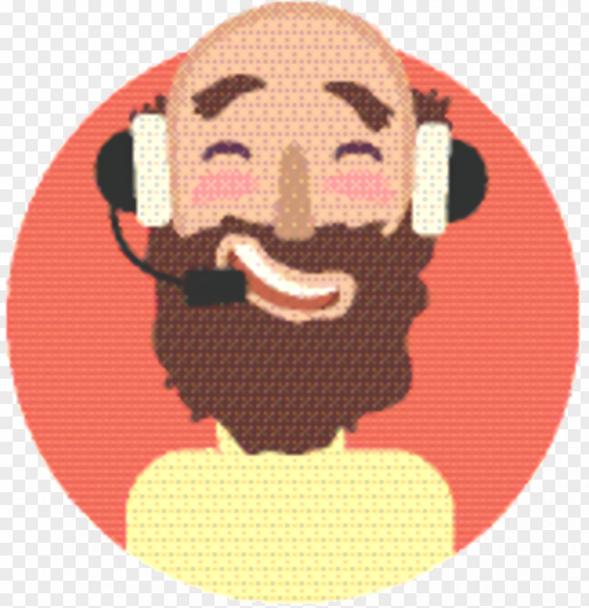 Gesture Beard Hair Cartoon PNG