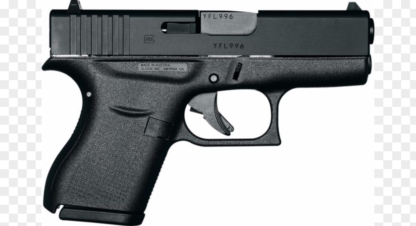 Handgun Glock 43 9×19mm Parabellum Pistol Firearm PNG