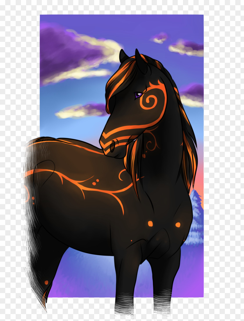 Mustang Stallion Halter Rein PNG