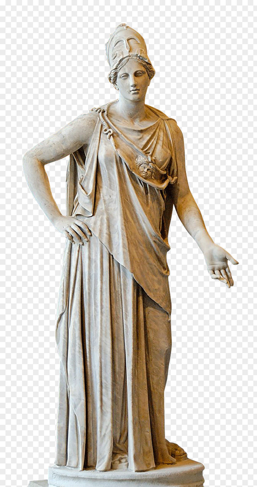 Statues Zeus Athena Greece Greek Mythology Goddess PNG