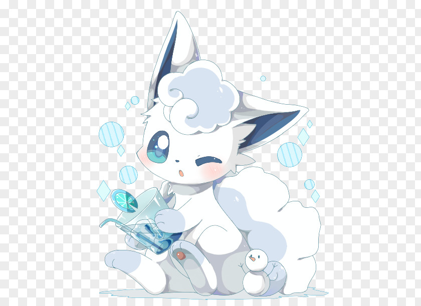 Amino Poster Alola Vulpix Ninetales Fan Art PNG