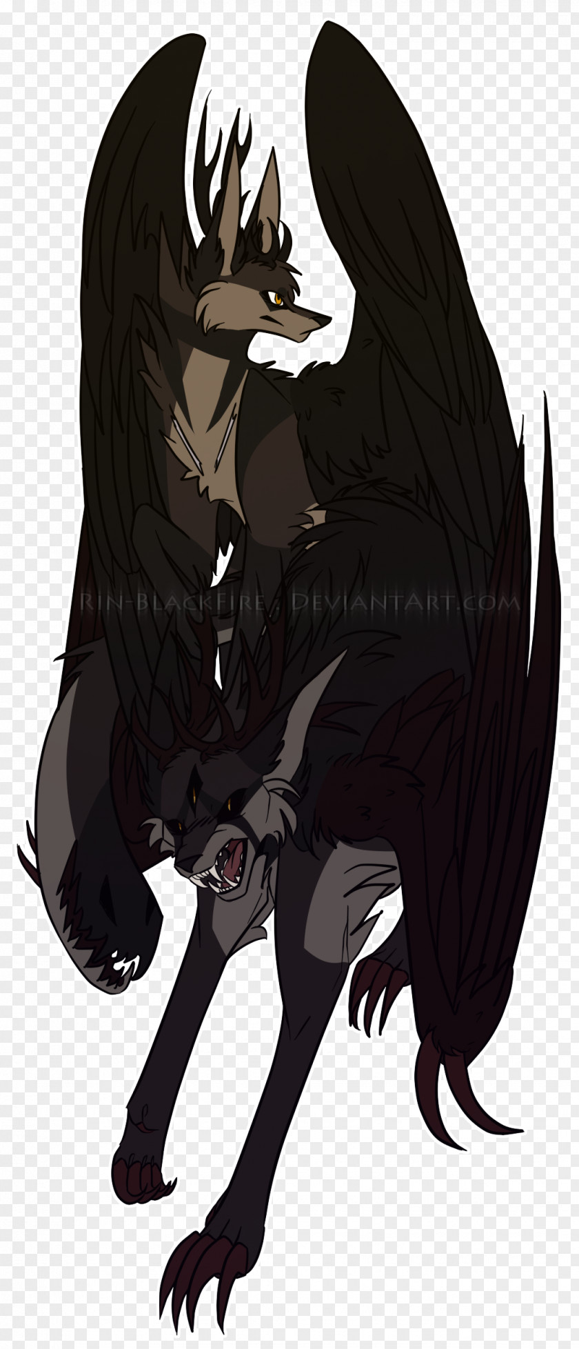 Devil Inside Werewolf Cartoon Illustration Mammal Demon PNG