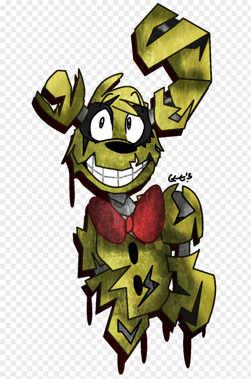 Five Nights At Freddy's 3 Springtrap Drawing Image Art PNG