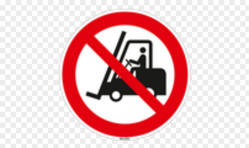 Hundeklo Forklift No Symbol Sign Safety ISO 7010 PNG