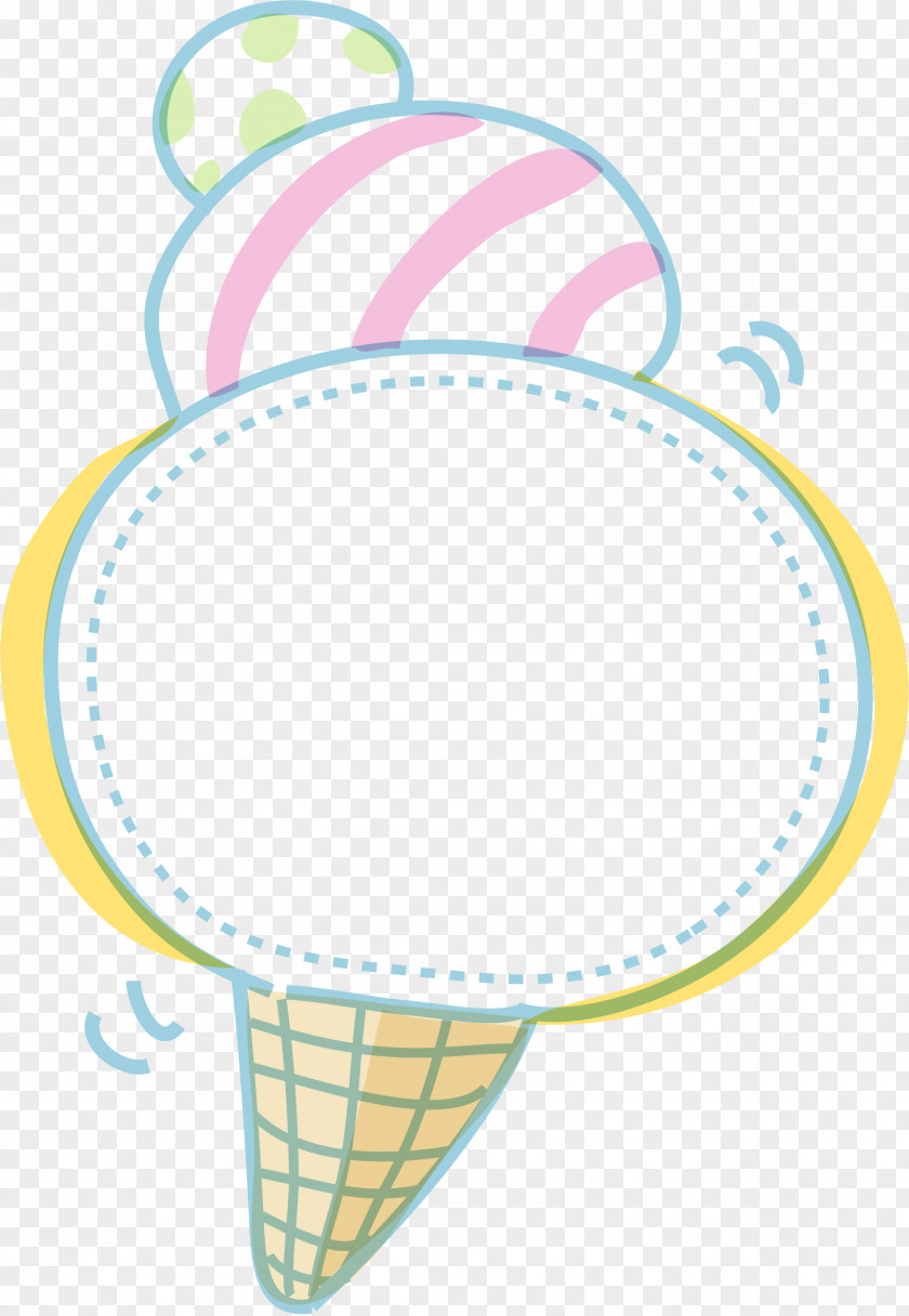 Ice Cream Border Dessert PNG