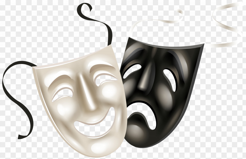 Mask Theatre Drama Clip Art PNG