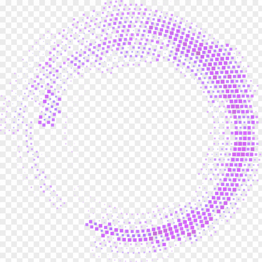 Purple Fresh Spotted Circle Effect Element Area Pattern PNG