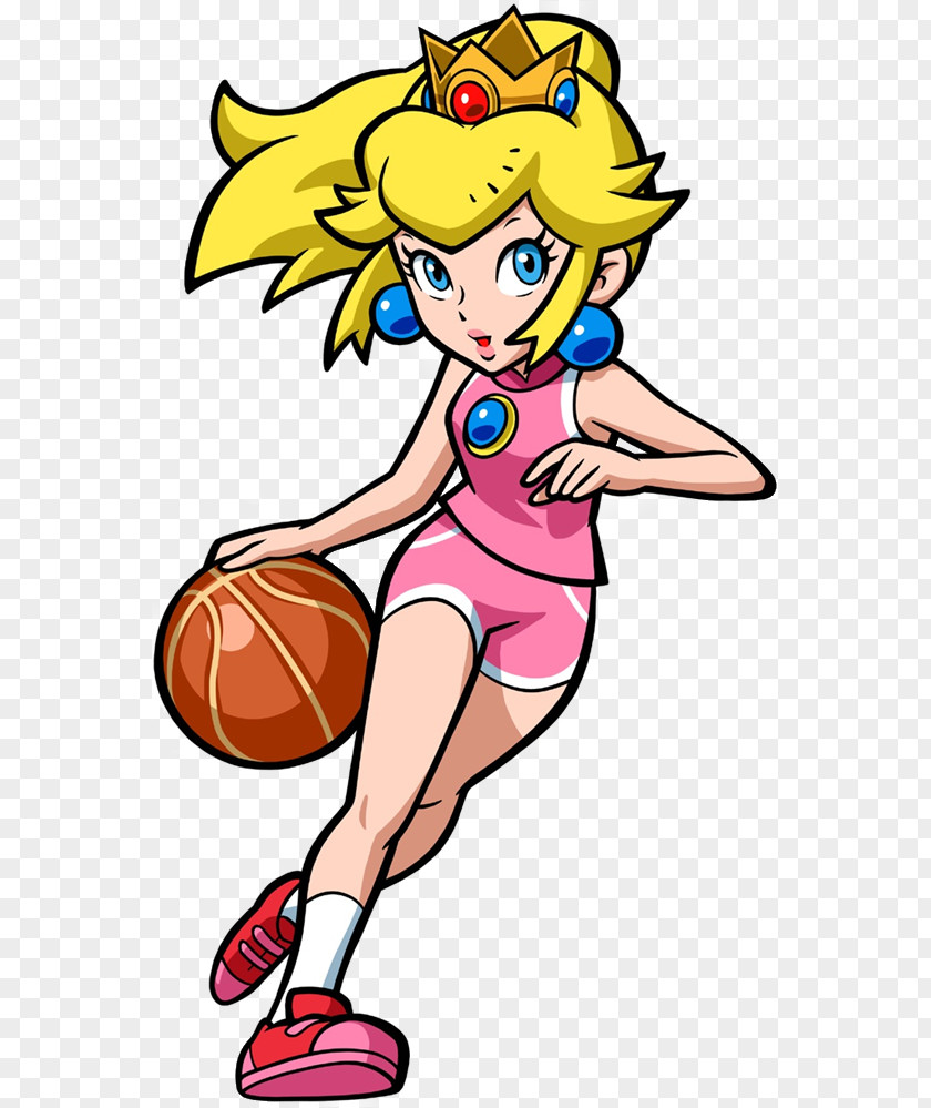 Basket Ball Picture Super Princess Peach Luigi Daisy Video Game PNG