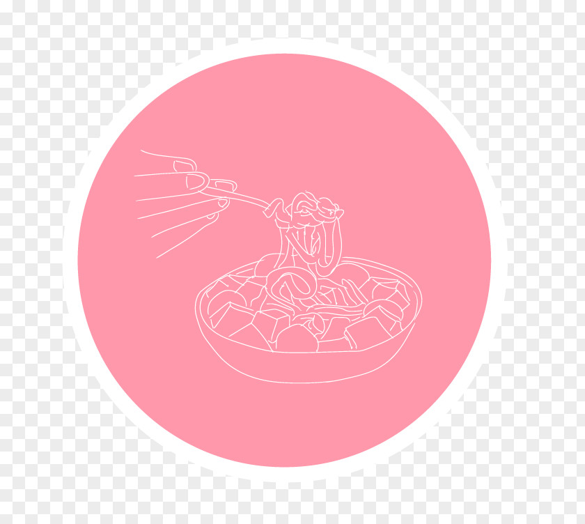 Pomelo Tea Circle Pink M Font PNG