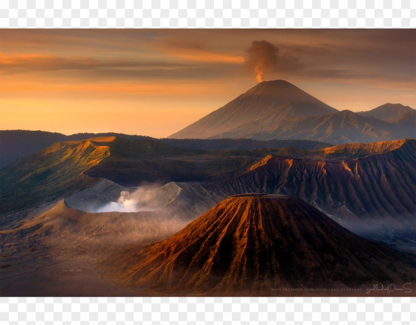 Volcano Mount Bromo Semeru Tengger Massif Yadnya Kasada Tavurvur PNG