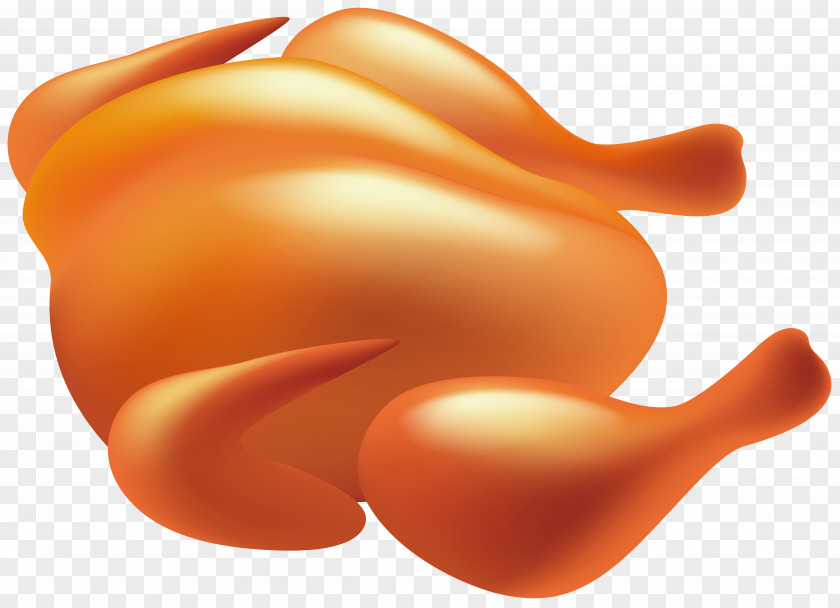 Chicken Roast Orange Clip Art PNG
