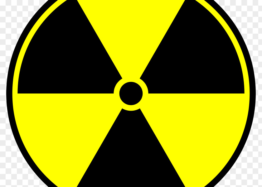 Symbol Nuclear Power Radioactive Decay Hazard Sticker Clip Art PNG