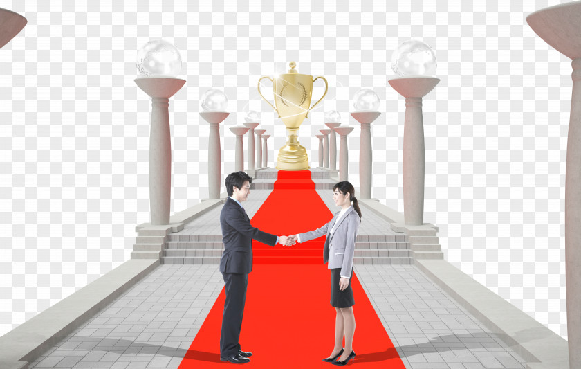 Business Men And Women Shaking Hands Download Carpet Commerce PNG
