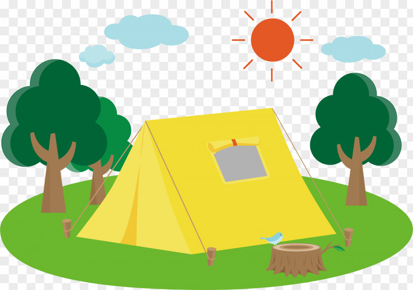Camping Campsite Clip Art PNG