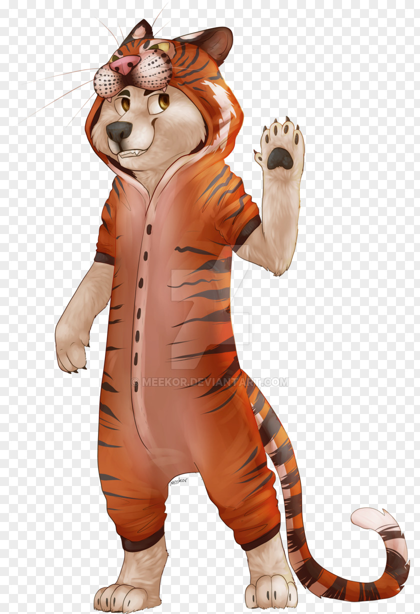 Cat Big Tiger Costume Mascot PNG