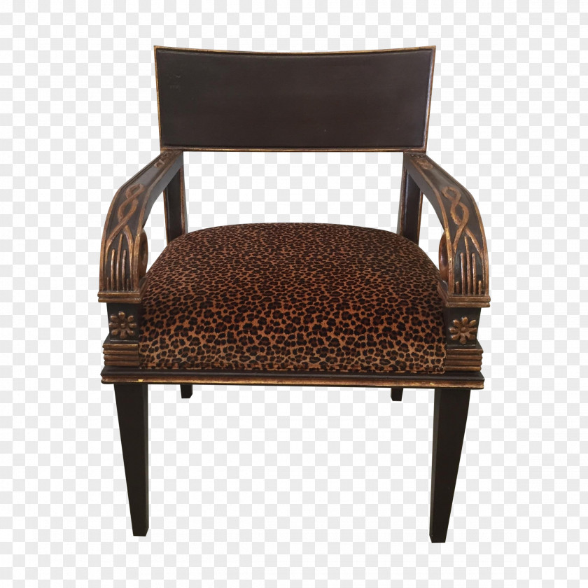 Leopard Print Chair /m/083vt Product Design Wood Armrest PNG
