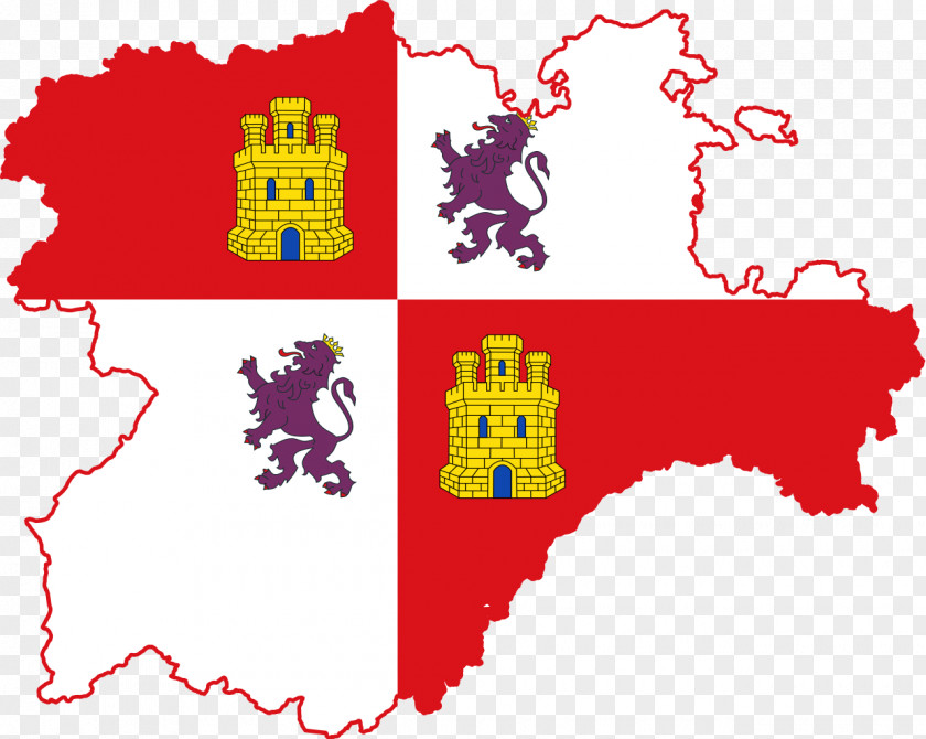 Map Flag Of Castile And León Autonomous Communities Spain PNG