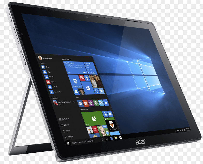 Tablet Laptop Intel Atom 2-in-1 PC Computer PNG