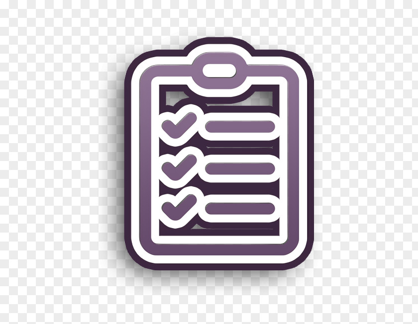 Wellness Icon Clipboard List PNG