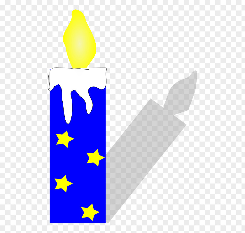 Blue Cartoon Burning Candle Free Content Clip Art PNG