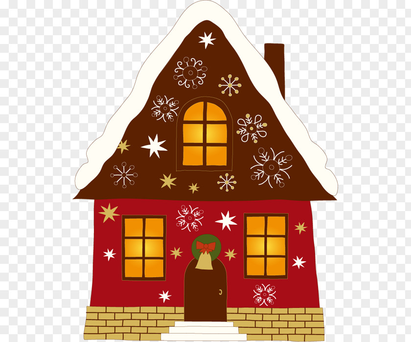 Gingerbread House Santa Claus Christmas Clip Art PNG