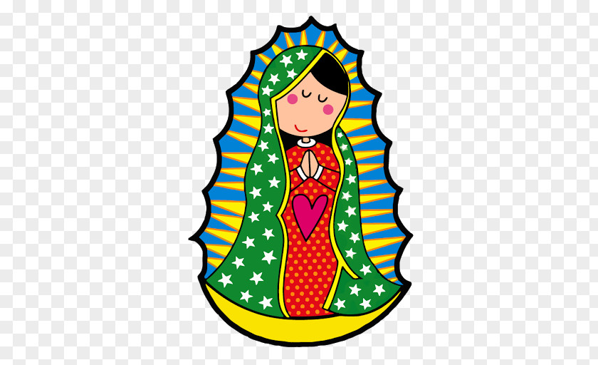 Our Lady Of Guadalupe Mexico Caricature PNG