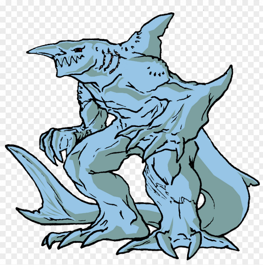 Shark Goblin Drawing PNG