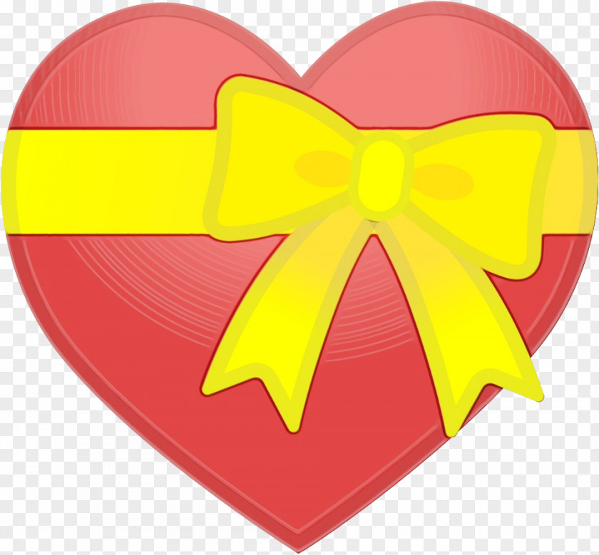 Symbol Love Heart Yellow Pink Clip Art Ribbon PNG