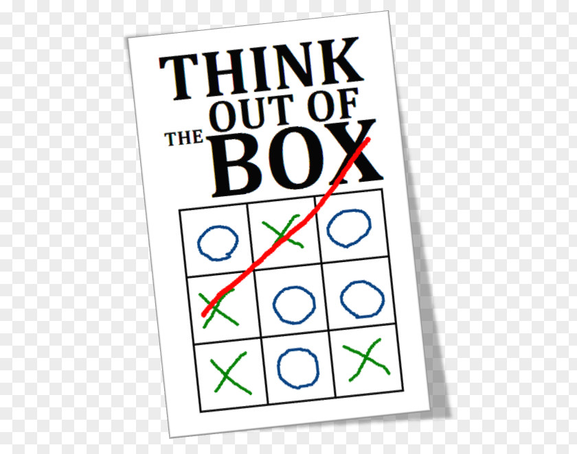 Think Out Of The Box Human Behavior Text Recreation PNG