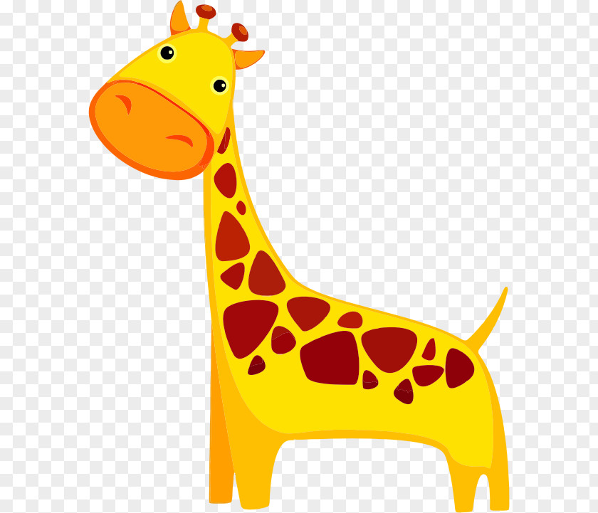 Animated Giraffe Cliparts Cartoon Clip Art PNG