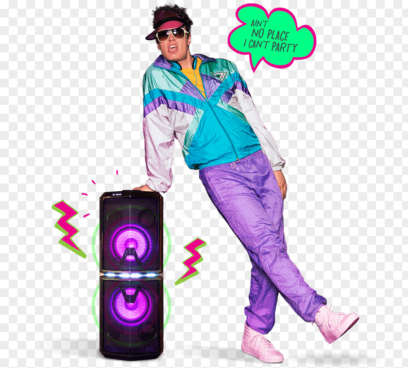 Bedroom Sound System Costume Purple Product PNG