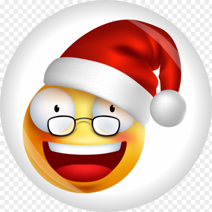 Smiley Santa Claus Emoticon Emoji Christmas PNG