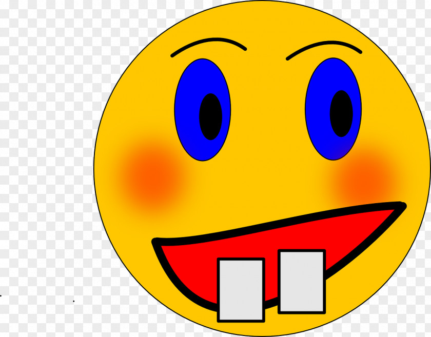 Teeth Emoticon Smiley Face PNG