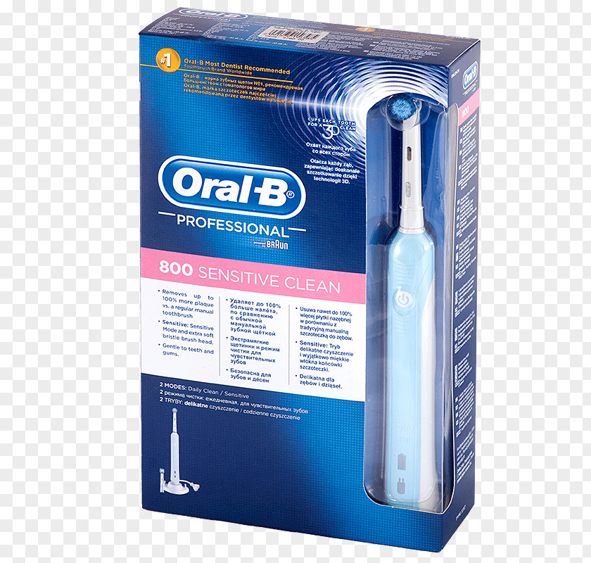 Toothbrush Electric Oral-B Professional Care 800 Accessory PNG