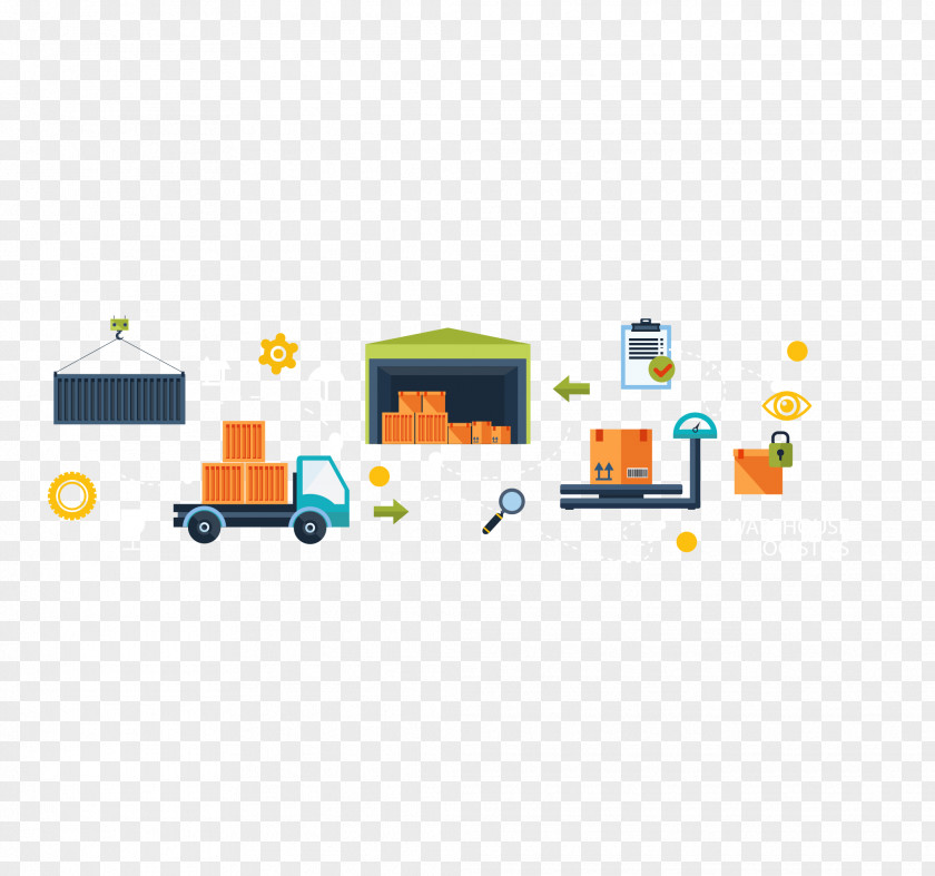 Warehouse Icon Vector Download Logistics Cargo PNG