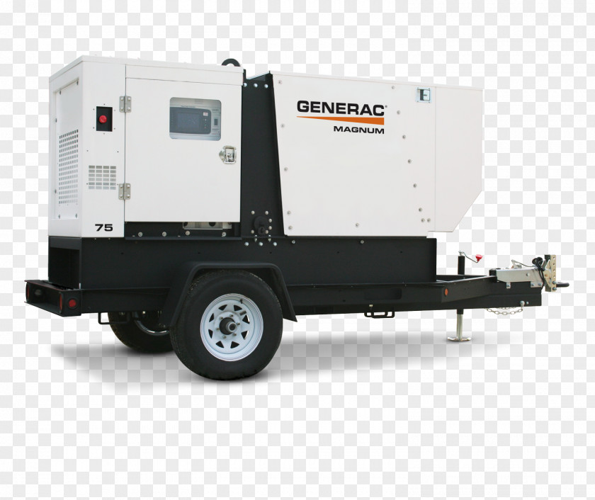 Diesel Generator Electric Engine-generator Generac Power Systems Heavy Machinery PNG
