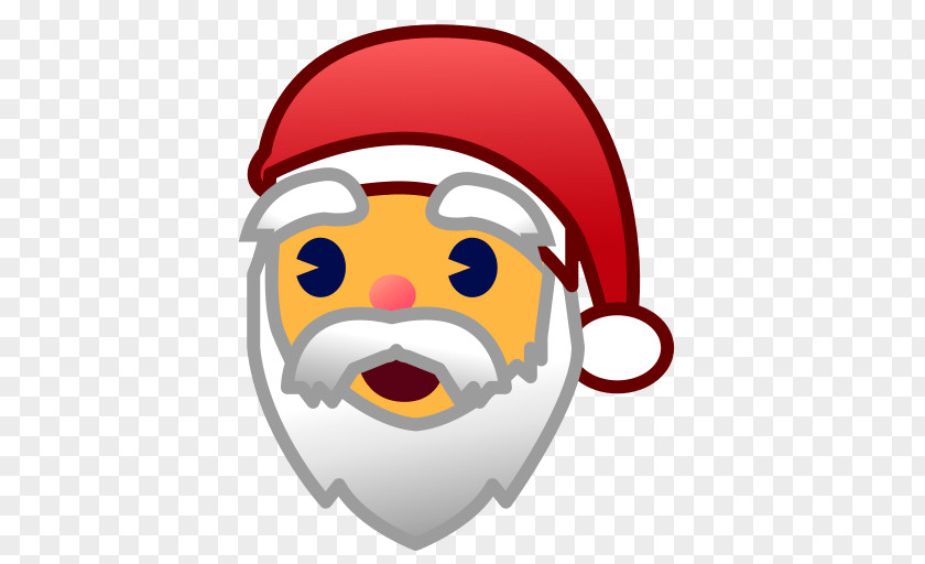 Father Santa Claus Emoji Christmas PERCYS DESIGN PNG