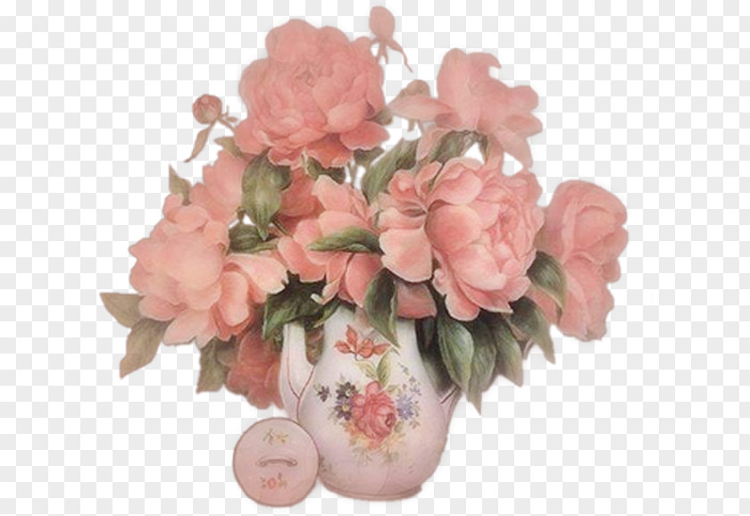 Peony Garden Roses Cabbage Rose Cut Flowers PNG