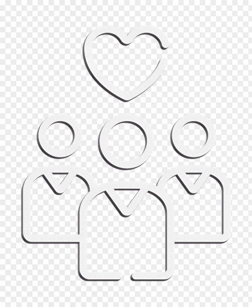 People Icon Heart Charity PNG